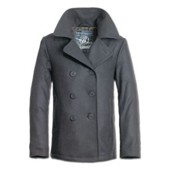 Jacke Brandit Pea Coat anthrazit