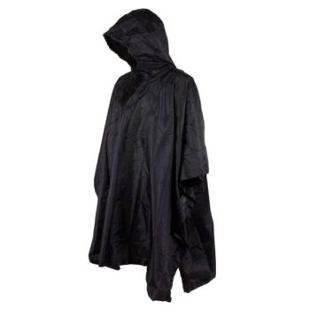 Regenponcho schwarz