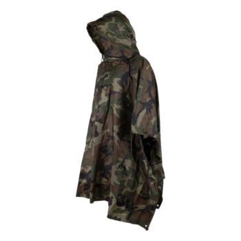 US Poncho Ripstop woodland