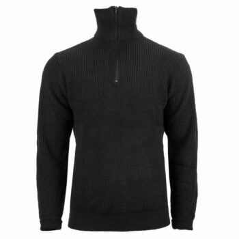 Pullover Troyer 750 g schwarz