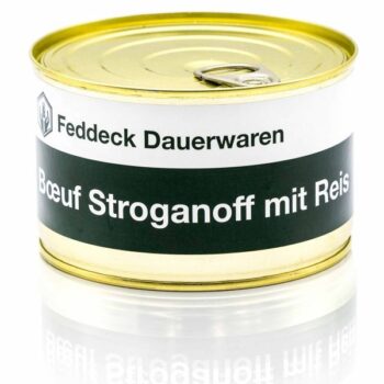 Fertiggericht Dose Boeuf Stroganoff mit Reis 400g