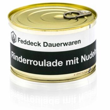 Fertiggericht Dose Rinderroulade mit Nudeln 400g