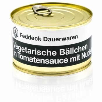 Fertiggericht Dose Vegetarische Bällchen mit Nudeln 400g