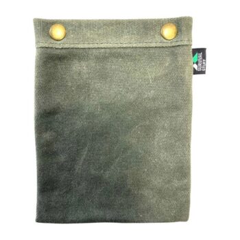 Survival Stuff Tasche Waxed Canvas klein grau oliv