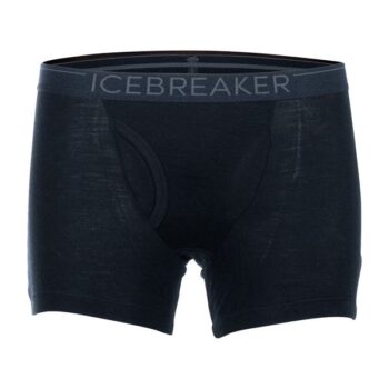 Icebreaker Boxershorts 175 Everyday mit Eingriff schwarz