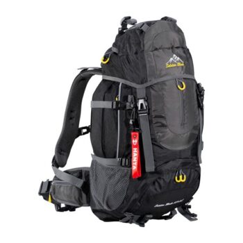 Hanta Rucksack Soldier Blade 65 + 5 L schwarz mit Solarbatterie