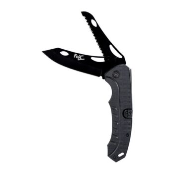 Fox Outdoor Klappmesser 2 in 1 schwarz