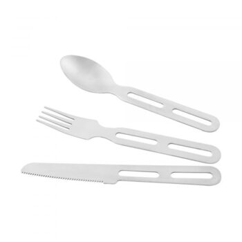 Tatonka Campingbesteck Cutlery Set I silberfarben braun