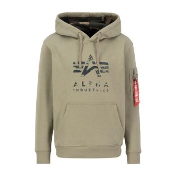 Alpha Industries Hoodie Camo TPU oliv