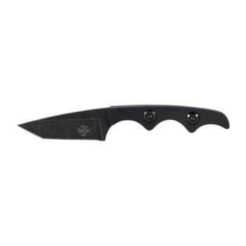 KH Security Neck Knive Gerade schwarz