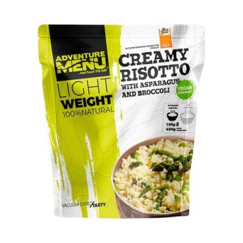 Adventure Menu Lightweight Creme-Risotto mit Spargel Brokkoli