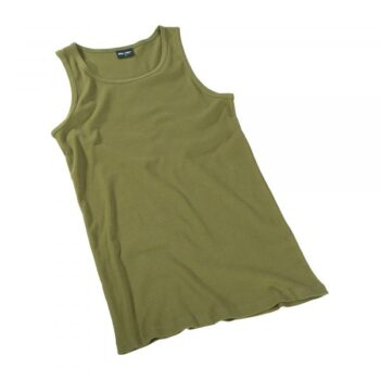 Tank-Top oliv feinripp