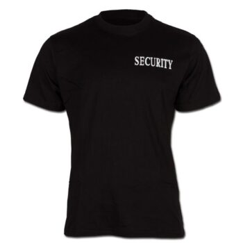 T-Shirt Security Brust-Rückendruck II