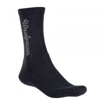 Woolpower Socken Classic Logo 400 schwarz