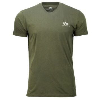 Alpha Industries T-Shirt Basic Small Logo dark olive