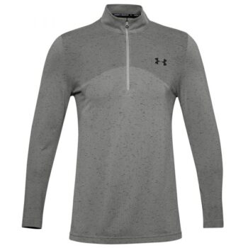 Under Armour Shirt Seamless 1/2 Zip gravity green