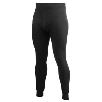 Woolpower Unterhose Long Johns 200 mit Eingriff schwarz