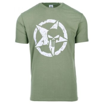 Fostex Garments T-Shirt Allied Star Punisher oliv