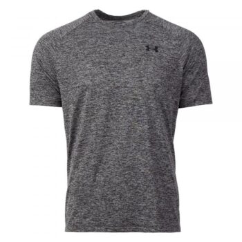 Under Armour Shirt Tech 2.0 SS Tee schwarz meliert