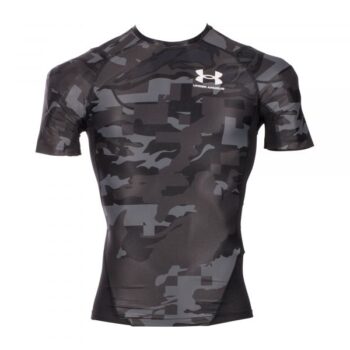 Under Armour Shirt HG Isochill Comp Print SS schwarz