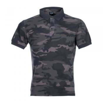 Mil-Tec Shirt Poloshirt Prewash Co Pikee dark camo