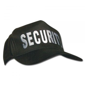 Baseball Cap SECURITY schwarz