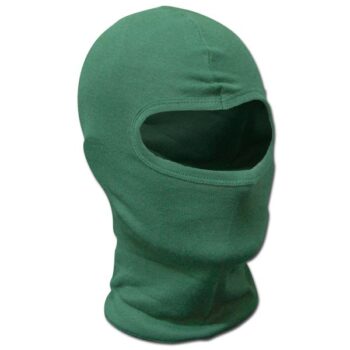 Kopfhaube Balaclava 1-Loch Baumwolle oliv