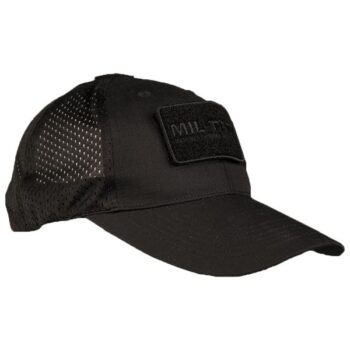 Baseball Cap mit Netzeinsatz schwarz