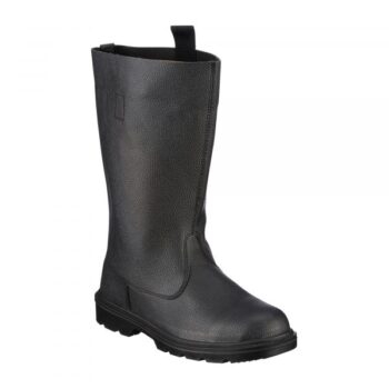 Stiefel Knobelbecher Leder schwarz