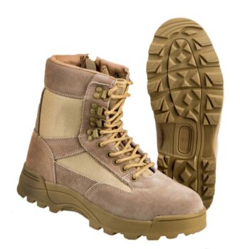 Brandit Boots Tactical Zipper camel