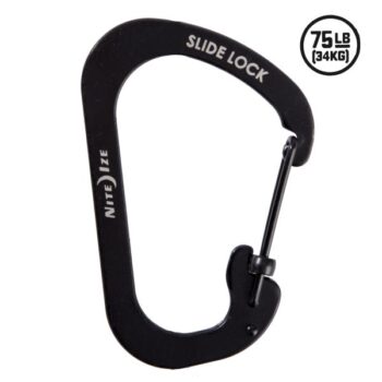 Nite Ize Karabiner SlideLock Gr. 4 Edelstahl schwarz