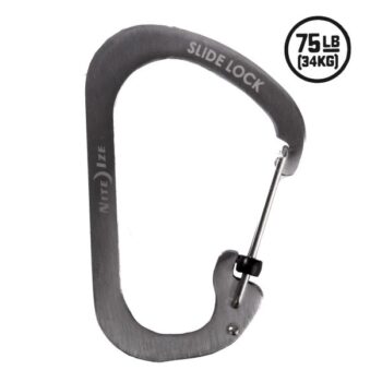 Nite Ize Karabiner SlideLock Gr. 4 Edelstahl silberfarben