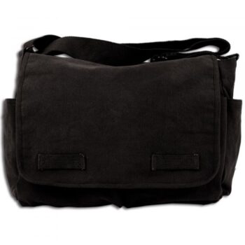 Umhängetasche Messenger Bag Classic schwarz