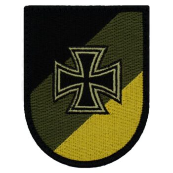 Café Viereck Patch Reserve Wappen oliv