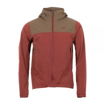 Tatonka Softshelljacke Lajus Ms Hooded Jacket grün rot