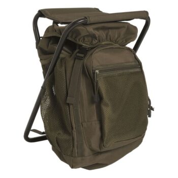 Mil-Tec Ansitzrucksack mit Hocker oliv