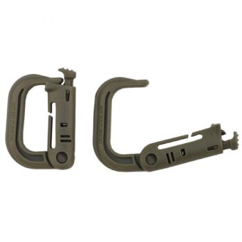 MFH Karabiner Plastik Molle 2er Pack coyote tan