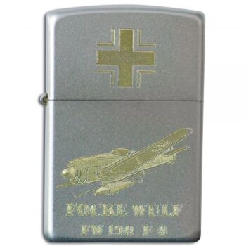 Zippo mit Gravur Focke Wulf FW190 F-8