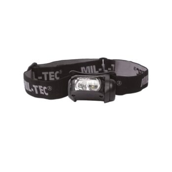 Mil-Tec Kopflampe LED 4-farbig schwarz