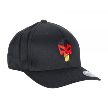 Café Viereck Cap Flexfit Punisher bunt schwarz