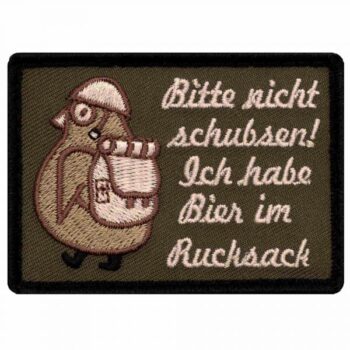 Café Viereck Patch Nicht schubsen