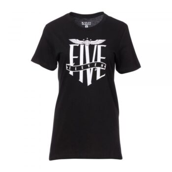 5.11 T-Shirt Insignia schwarz Frauen