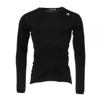 Aclima Pullover WarmWool Crew Neck jet black