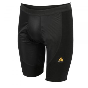 Aclima Shorts WarmWool Long with WindWool jet black Frauen