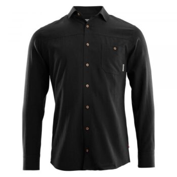 Aclima Hemd LeisureWool Woven Wool Shirt jet black