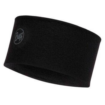 Buff Stirnband Headband Merino solid black