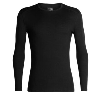 Icebreaker Langarmshirt Oasis Merino 200 Männer schwarz