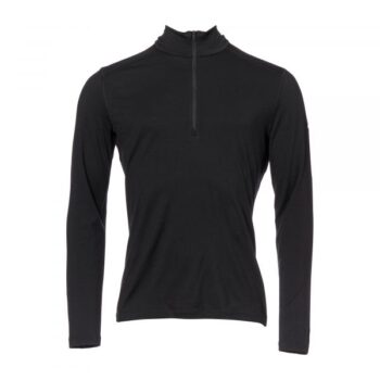 Icebreaker Langarmshirt Half Zip 200 Oasis schwarz Männer