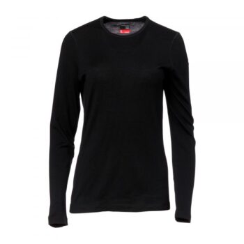 Icebreaker Langarmshirt Tech Merino 260 schwarz Frauen