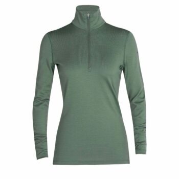 Icebreaker Langarmshirt Half Zip 260 Tech Merino sage Frauen